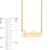 Thumbnail Image 2 of 14K Gold Gothic Name Necklace - 18"