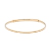 3.96mm Diamond-Cut Slip-On Bangle in 10K Hollow Gold