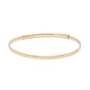 Thumbnail Image 0 of 3.96mm Diamond-Cut Slip-On Bangle in 10K Hollow Gold