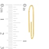Thumbnail Image 1 of 3.7mm Paper Clip Threader Earrings in 10K Gold