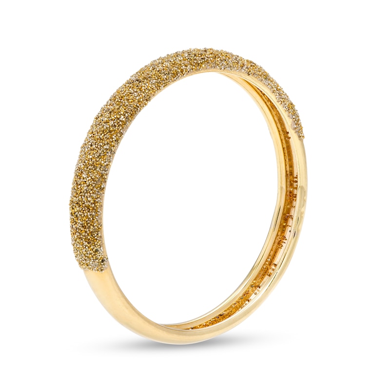 2.7mm Diamond-Cut Textures Band in 10K Gold – Size 7