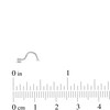 Thumbnail Image 2 of 020 Gauge 7mm Cubic Zirconia Three Piece Nose Screw Set in Titanium