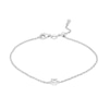 Thumbnail Image 1 of 4mm Cubic Zirconia Solitaire Bracelet in Sterling Silver – 7.5&quot;