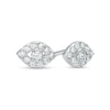 Thumbnail Image 1 of Cubic Zirconia Evil Eye Stud Earrings in Sterling Silver