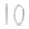 Thumbnail Image 1 of 1.8mm Huggie Hoop Earrings in Sterling Silver