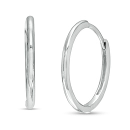 1.8mm Huggie Hoop Earrings in Sterling Silver