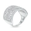 Thumbnail Image 2 of Sterling Silver CZ Multi-Shape Bold Ring - Size 10