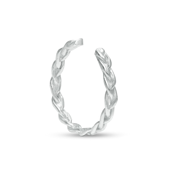 Sterling Silver Braided Midi/Toe Ring