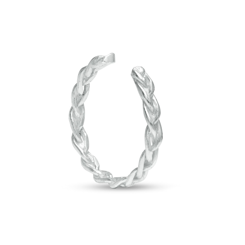 Sterling Silver Braided Midi/Toe Ring