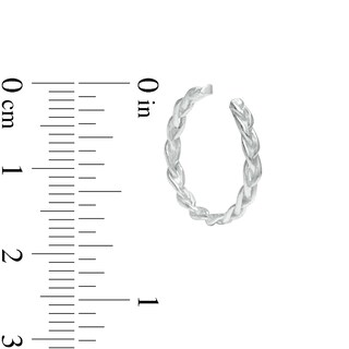 Sterling Silver Braided Midi/Toe Ring