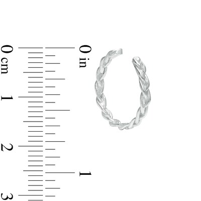 Sterling Silver Braided Midi/Toe Ring