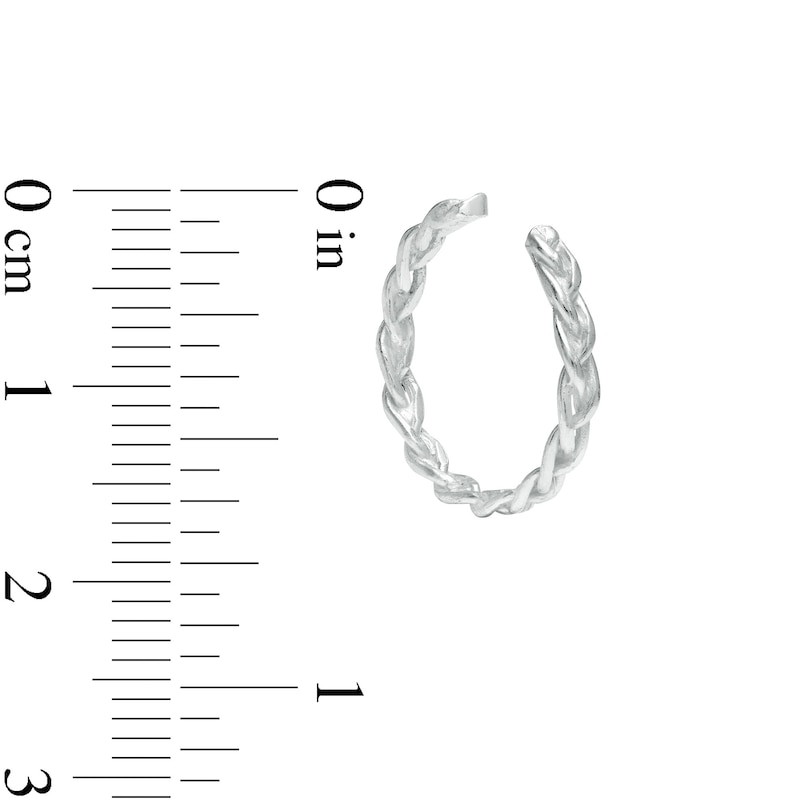 Sterling Silver Braided Midi/Toe Ring