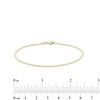 Thumbnail Image 2 of Made in Italy 1.6mm Serpentine Chain Bracelet in 10K Gold - 7.5"