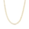 Thumbnail Image 1 of Made in Italy 4.4 Diamond-Cut Round Curb Chain Necklace in 10K Semi-Solid Gold - 16"