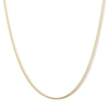 Thumbnail Image 1 of 10K Hollow Gold Tight Curb Oval Chain Made in Italy - 18"