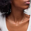 Thumbnail Image 2 of 10K Hollow Gold Tight Curb Oval Chain Made in Italy - 18"