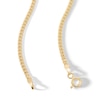 Thumbnail Image 3 of 10K Hollow Gold Tight Curb Oval Chain Made in Italy - 18"