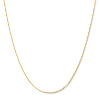 10K Solid Gold Wheat Chain Made in Italy - 18"