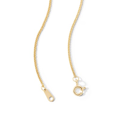 10K Solid Gold Wheat Chain Made in Italy - 18"
