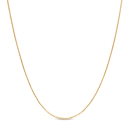 Made in Italy 0.80mm Serpentine Chain Necklace in 10K Solid Gold - 18&quot;