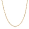 Thumbnail Image 0 of Made in Italy 2.8mm Miami Curb Chain Necklace in 10K Semi-Solid Gold - 16"