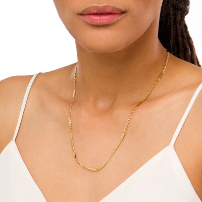 10K Gold ID Curb Chain - 20"