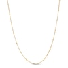 Thumbnail Image 0 of Made in Itlay .55mm Saturn Box Chain Necklace in 10K Solid Gold - 16" + 2"