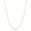 Thumbnail Image 1 of Made in Italy .8mm Beaded Chain Necklace in 10K Solid Gold - 18"