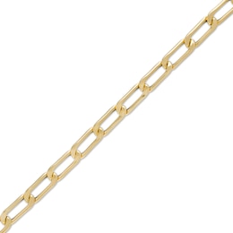 Made in Italy 1.5mm Flat Link Chain Bracelet in 10K Hollow Gold - 7.5&quot;