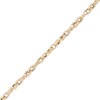 Thumbnail Image 0 of Made in Italy Twisted Box Chain Bracelet in 10K Hollow Gold - 7.5"