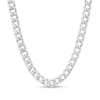 Thumbnail Image 1 of Sterling Silver Oval Curb Chain Made in Italy - 18"
