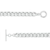 Thumbnail Image 2 of Sterling Silver Oval Curb Chain Made in Italy - 18"