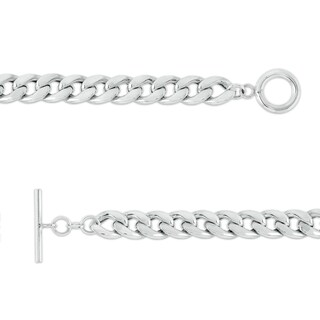 Sterling Silver Oval Curb Chain Made in Italy - 18"