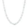 Made in Italy 3.8mm Heart Valentino Chain Choker in Solid Sterling Silver - 12" + 4"
