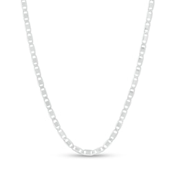Made in Italy 3.5mm Valentino Chain Necklace in Solid Sterling Silver - 20&quot;