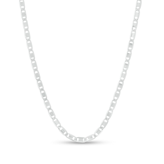 Made in Italy 3.5mm Valentino Chain Necklace in Solid Sterling Silver - 20"