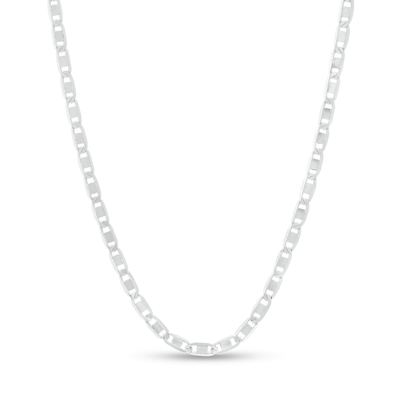 Made in Italy 3.5mm Valentino Chain Necklace in Solid Sterling Silver - 20"