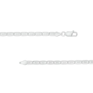 Made in Italy 3.5mm Valentino Chain Necklace in Solid Sterling Silver - 20"