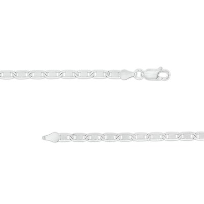 Made in Italy 3.5mm Valentino Chain Necklace in Solid Sterling Silver - 20"