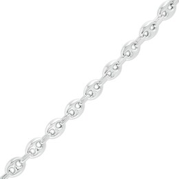 Made in Italy Puffed Mariner Chain Bracelet in Solid Sterling Silver - 7.5&quot;