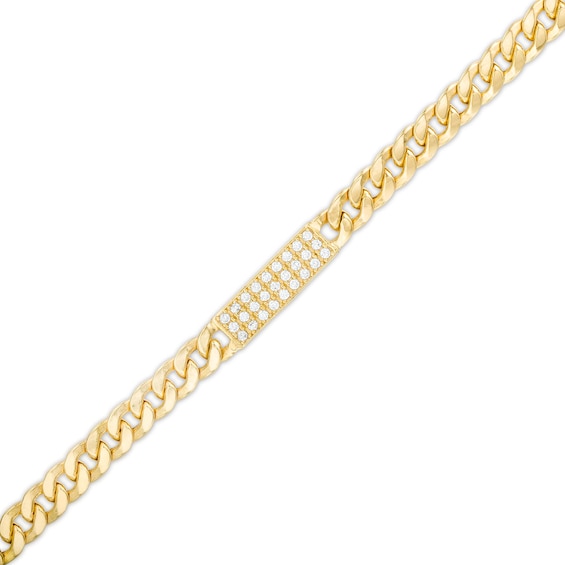 Made in Italy 4.6mm Curb Chain Bracelet in 10K Hollow Gold- 7.5" + 1"