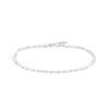 Thumbnail Image 0 of Made in Italy 3.5mm Polished Valentino Chain Anklet in Solid Sterling Silver - 9" + 1"
