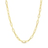 Made in Italy 2.2mm Diamond-Cut Paperclip Chain Necklace in 10K Semi-Solid Gold - 16"