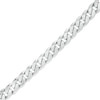 Thumbnail Image 0 of Made in Italy Oval Curb Chain Bracelet in Hollow Sterling Silver - 7.5"
