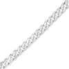 Thumbnail Image 1 of Made in Italy Oval Curb Chain Bracelet in Hollow Sterling Silver - 7.5"
