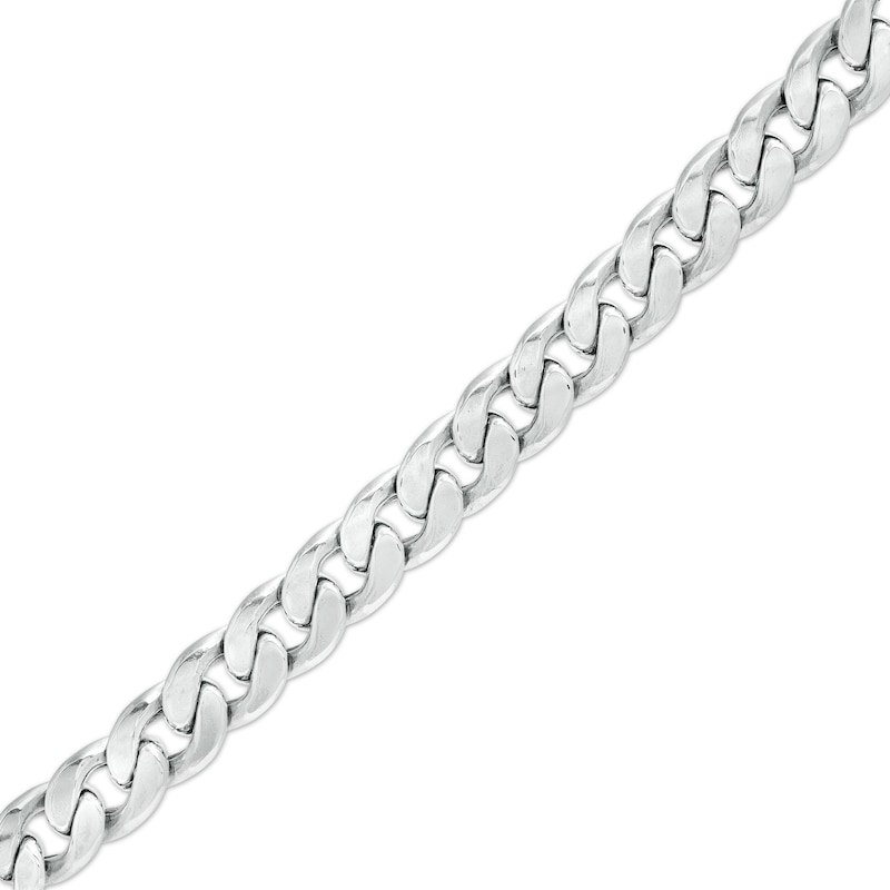 Made in Italy Oval Curb Chain Bracelet in Hollow Sterling Silver - 7.5"