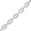 Thumbnail Image 1 of 1 CT. T.W. Diamond Mariner Link Chain Bracelet in Sterling Silver with 14K Gold Plate – 8.5"