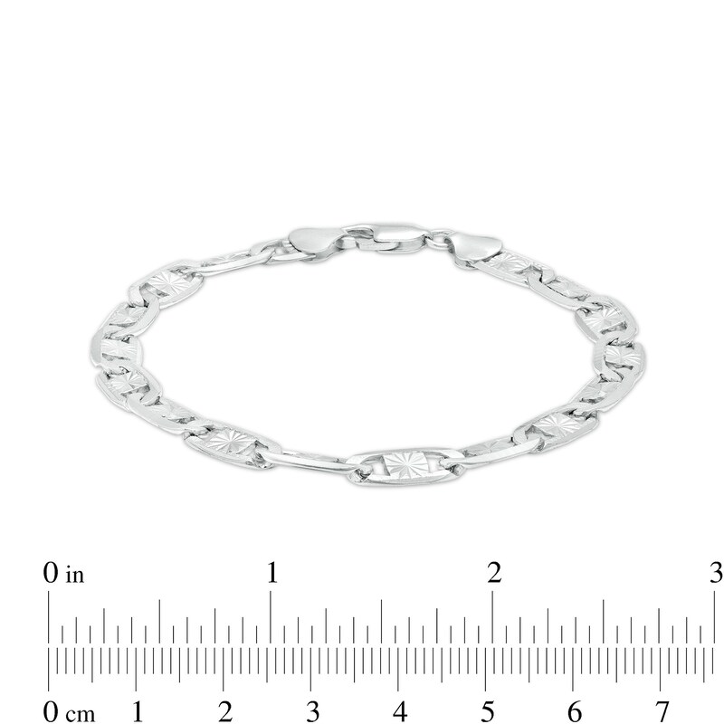 Main Image 2 of Made in Italy Valentino Chain Bracelet in Solid Sterling Silver - 8.5"