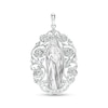Thumbnail Image 0 of Crystal and Cubic Zirconia Our Lady Guadalupe Necklace Charm in Solid Sterling Silver