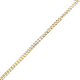 Child's Made in Italy 2.2mm Miami Curb Chain Bracelet in 10K Semi-Solid Gold - 6&quot;